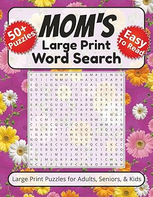 Mom's Large Word Search Book Cover