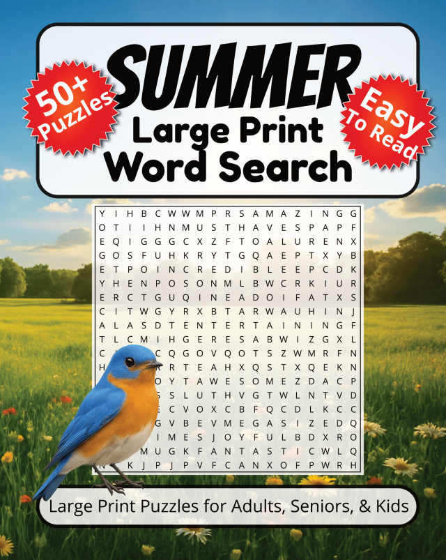 Summer Word Search Book Cover