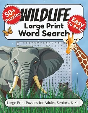 Wildlife Word Search Book Cover